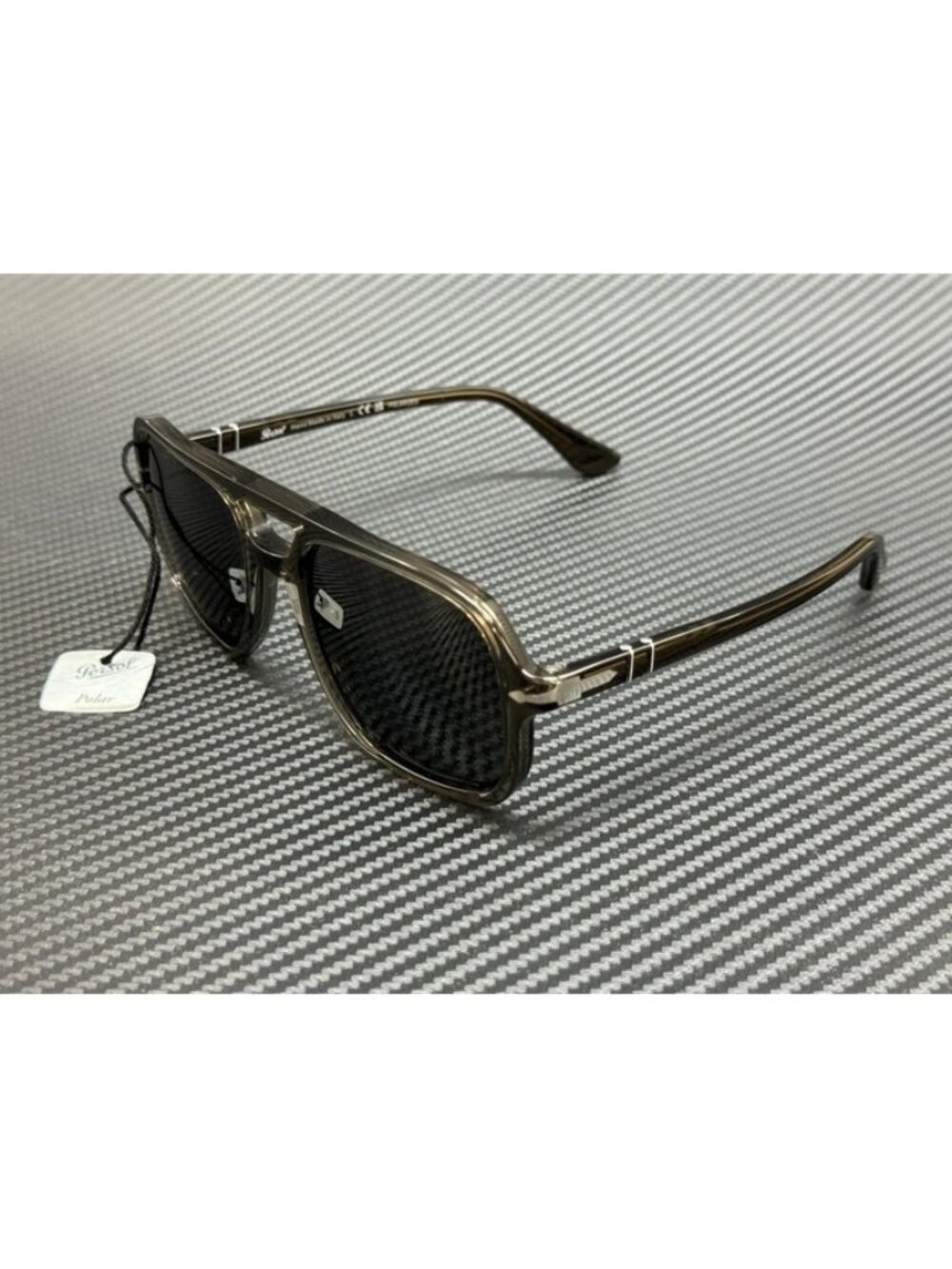 New Persol Men Smoke Sunglasses 58-19-145